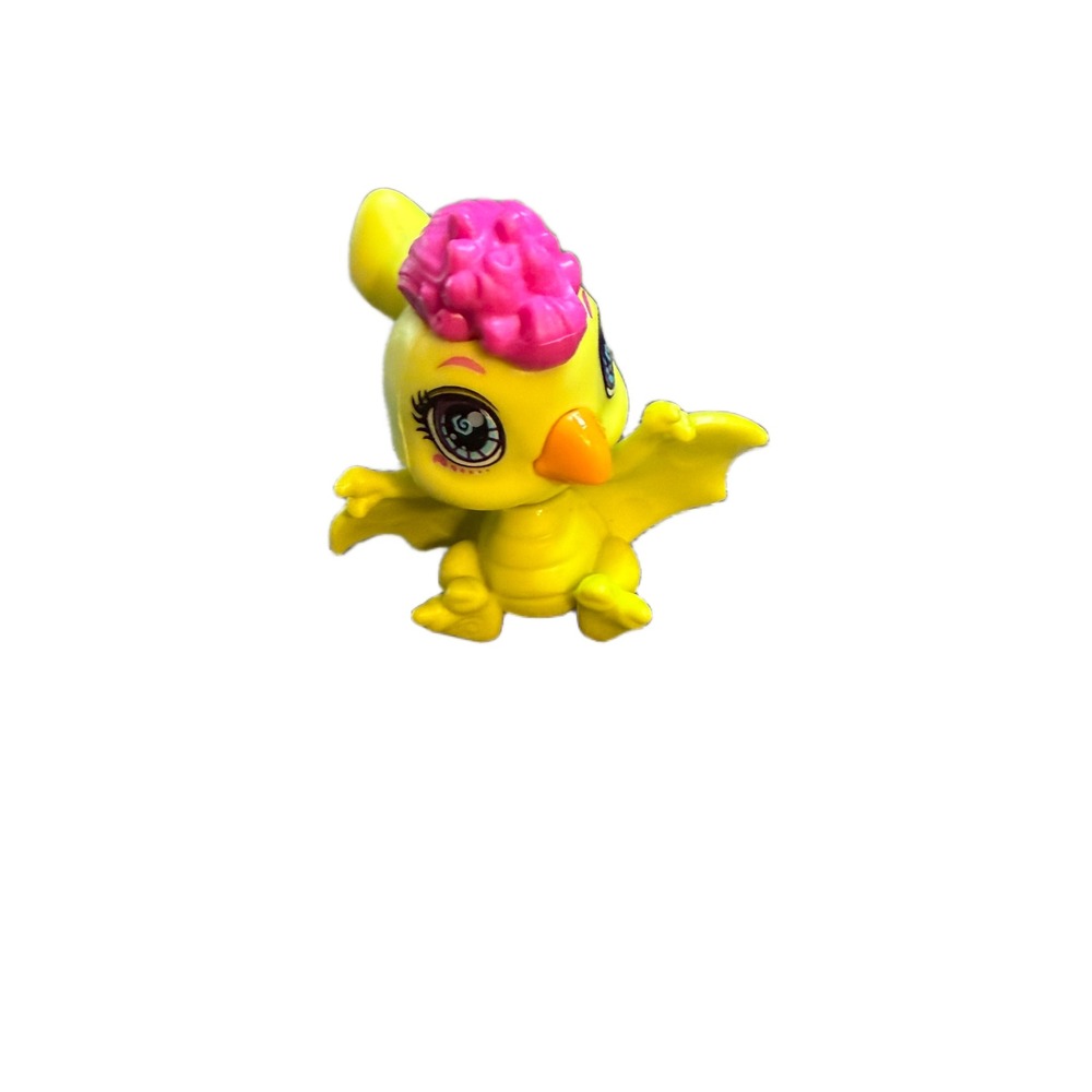 Mattel Enchantimals Yellow Bird Pet‎ Figurine with Pink Hair Mini Toy 1.5 Inch